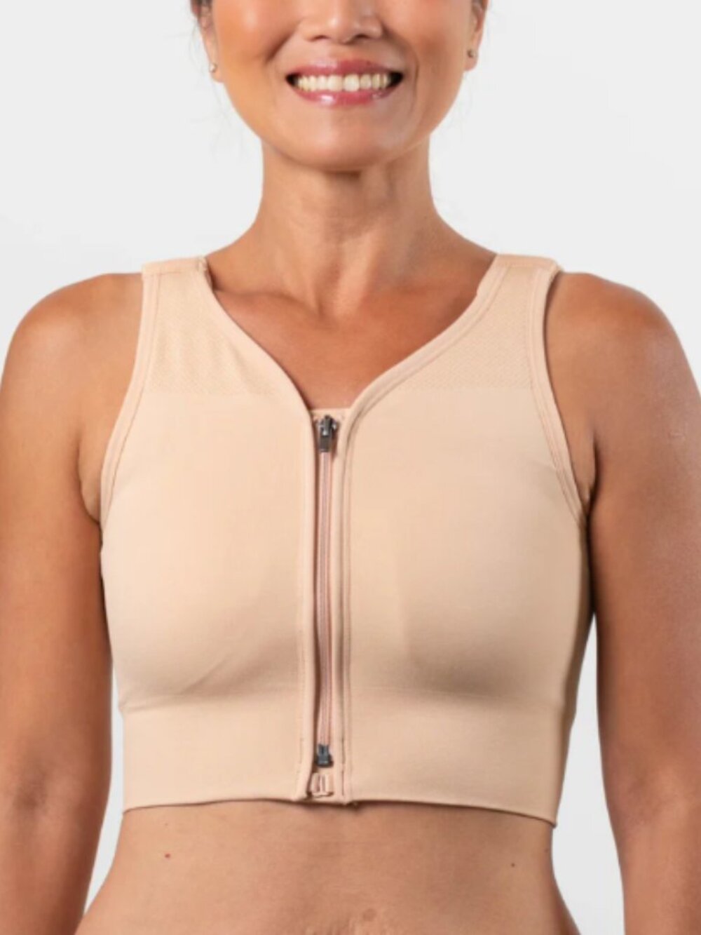 Prairie Wear HuggerPrima Post Surgical Compression Bra Binder Recovery Sz Large